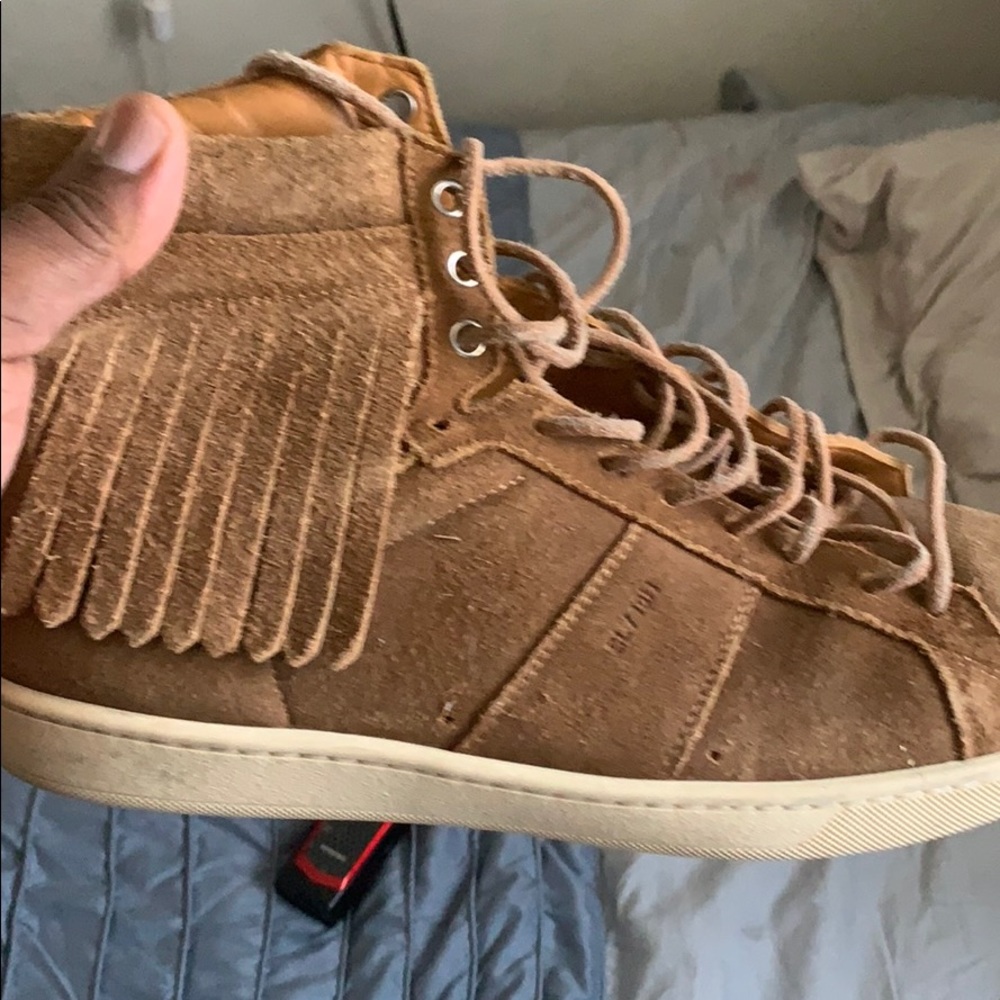 Men’s Saint Laurent suede moccasins sz8.5